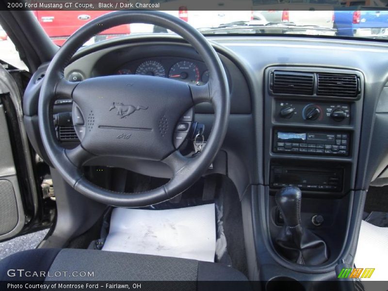 Black / Dark Charcoal 2000 Ford Mustang GT Coupe