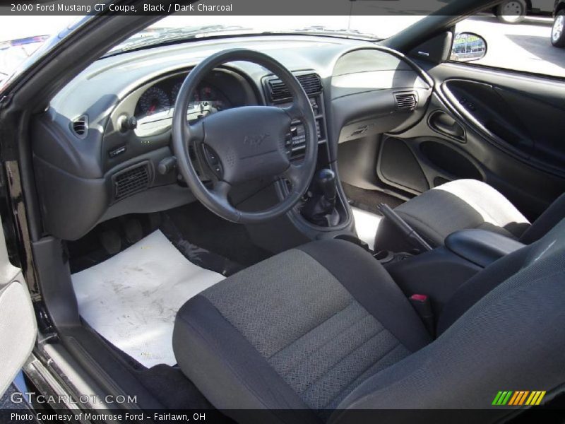 Black / Dark Charcoal 2000 Ford Mustang GT Coupe