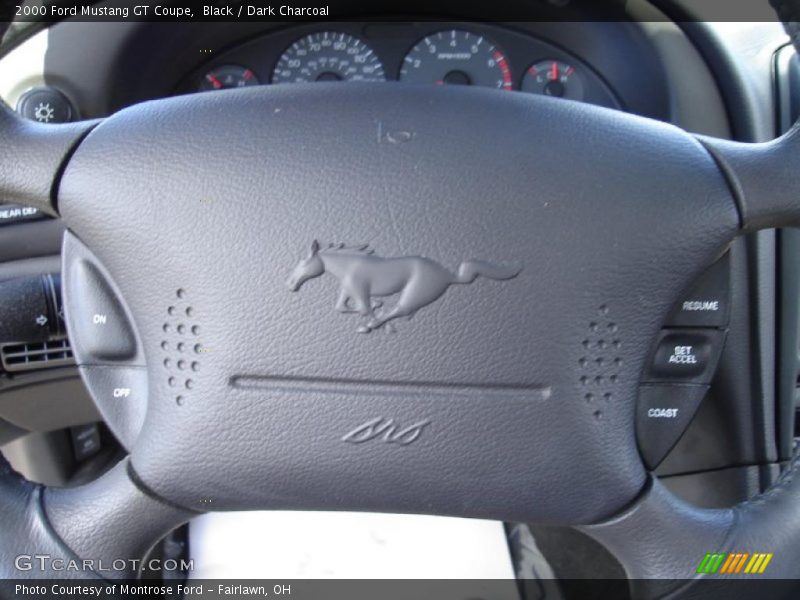 Black / Dark Charcoal 2000 Ford Mustang GT Coupe