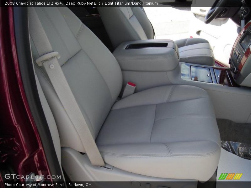 Deep Ruby Metallic / Light Titanium/Dark Titanium 2008 Chevrolet Tahoe LTZ 4x4