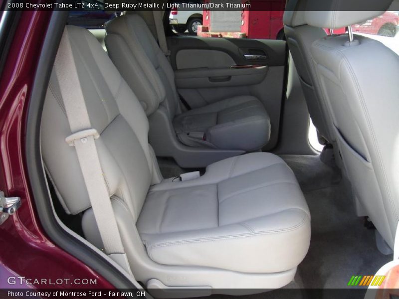 Deep Ruby Metallic / Light Titanium/Dark Titanium 2008 Chevrolet Tahoe LTZ 4x4