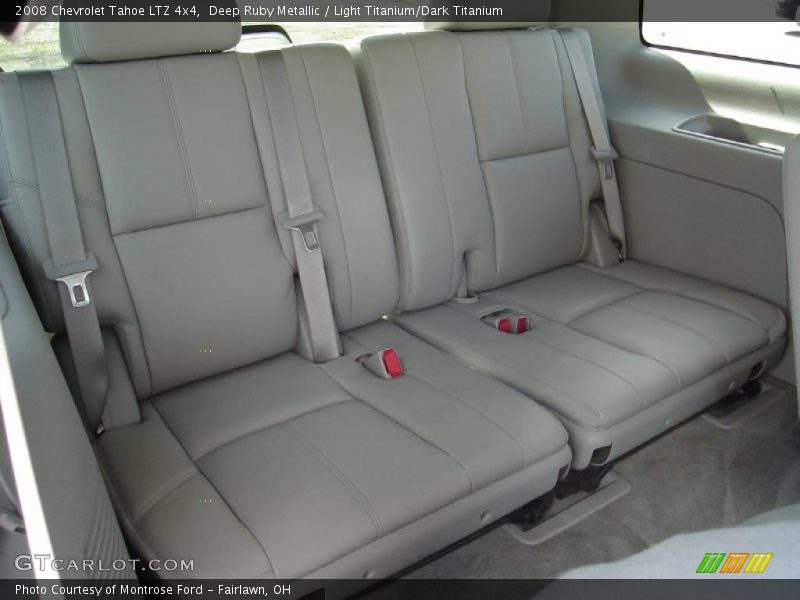 Deep Ruby Metallic / Light Titanium/Dark Titanium 2008 Chevrolet Tahoe LTZ 4x4