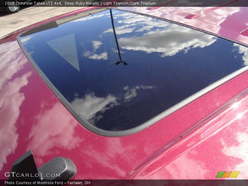 Deep Ruby Metallic / Light Titanium/Dark Titanium 2008 Chevrolet Tahoe LTZ 4x4