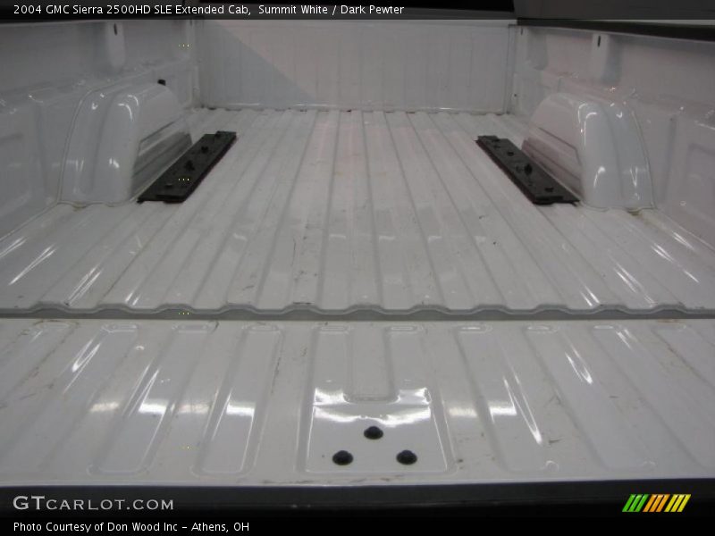 Summit White / Dark Pewter 2004 GMC Sierra 2500HD SLE Extended Cab