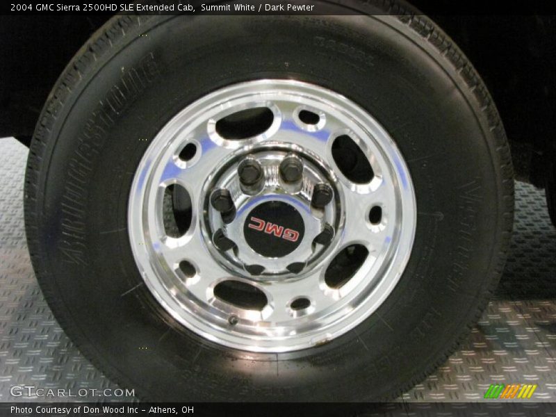 Summit White / Dark Pewter 2004 GMC Sierra 2500HD SLE Extended Cab