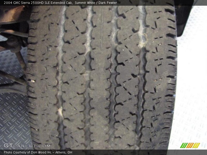Summit White / Dark Pewter 2004 GMC Sierra 2500HD SLE Extended Cab