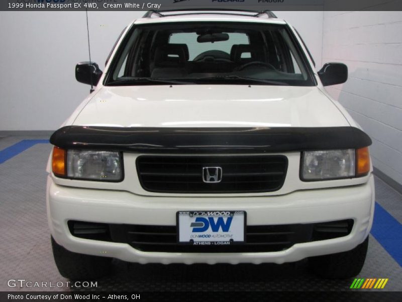 Cream White / Gray 1999 Honda Passport EX 4WD