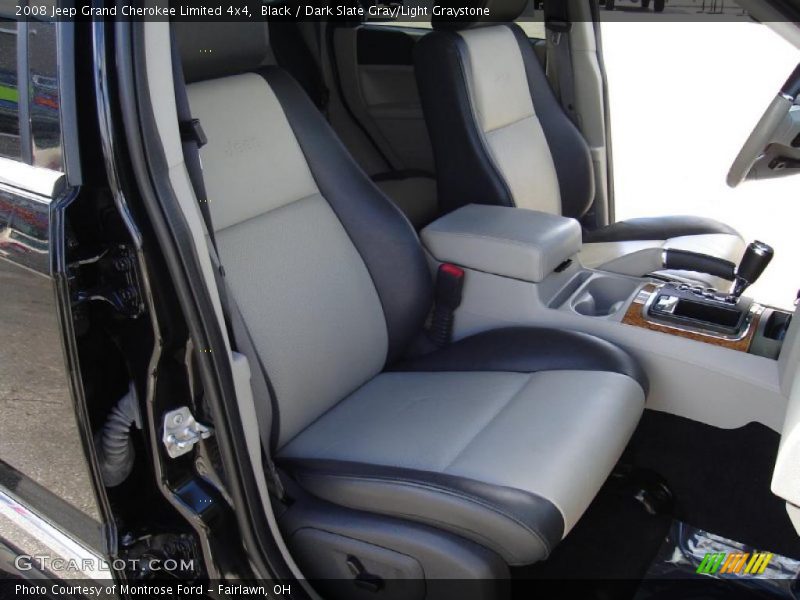 Black / Dark Slate Gray/Light Graystone 2008 Jeep Grand Cherokee Limited 4x4