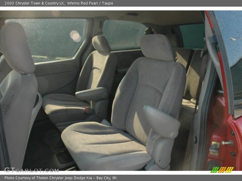 Inferno Red Pearl / Taupe 2003 Chrysler Town & Country LX