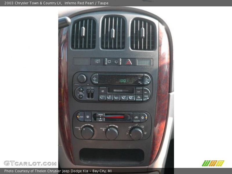 Inferno Red Pearl / Taupe 2003 Chrysler Town & Country LX