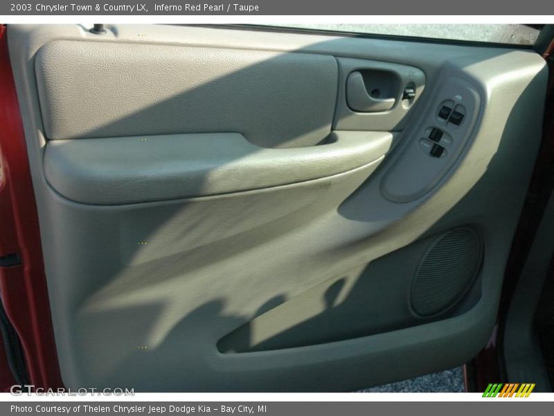Inferno Red Pearl / Taupe 2003 Chrysler Town & Country LX