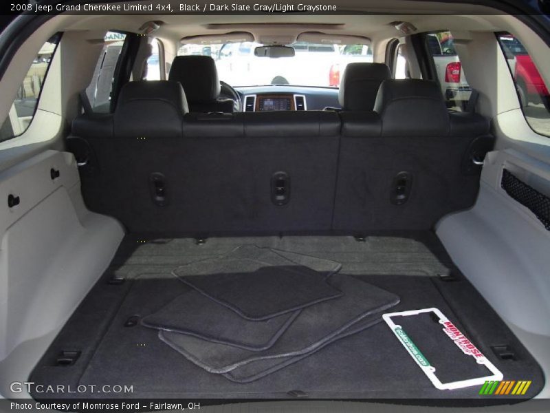 Black / Dark Slate Gray/Light Graystone 2008 Jeep Grand Cherokee Limited 4x4