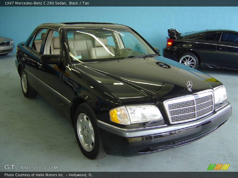 Black / Tan 1997 Mercedes-Benz C 280 Sedan