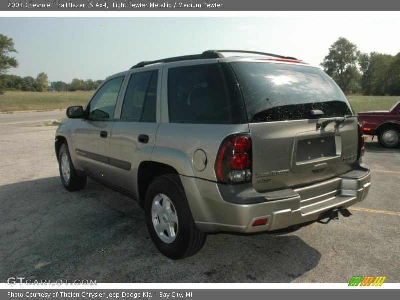 Light Pewter Metallic / Medium Pewter 2003 Chevrolet TrailBlazer LS 4x4