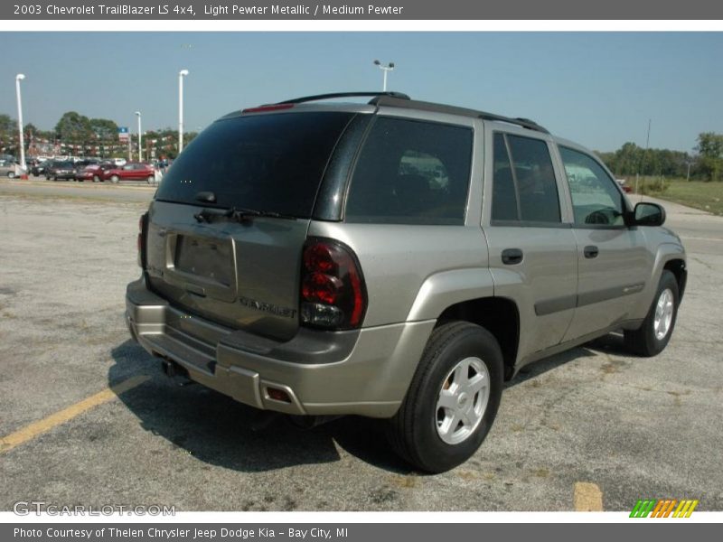 Light Pewter Metallic / Medium Pewter 2003 Chevrolet TrailBlazer LS 4x4