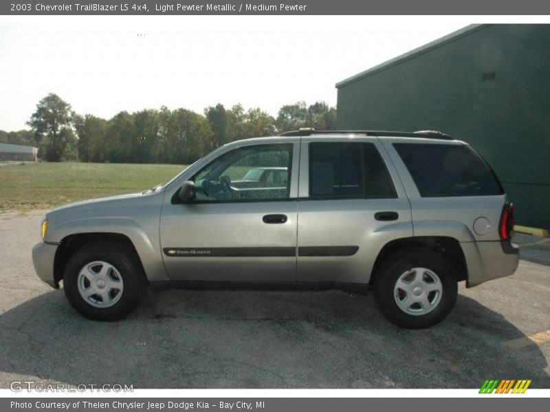 Light Pewter Metallic / Medium Pewter 2003 Chevrolet TrailBlazer LS 4x4
