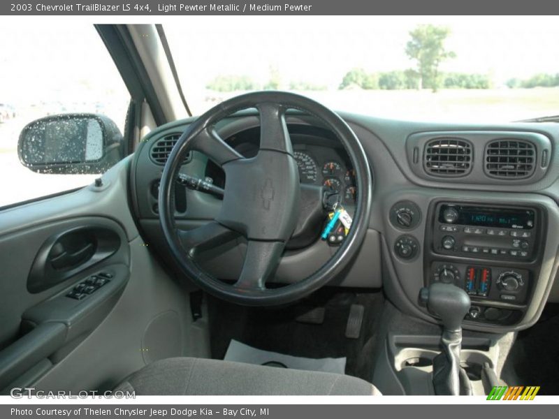 Light Pewter Metallic / Medium Pewter 2003 Chevrolet TrailBlazer LS 4x4