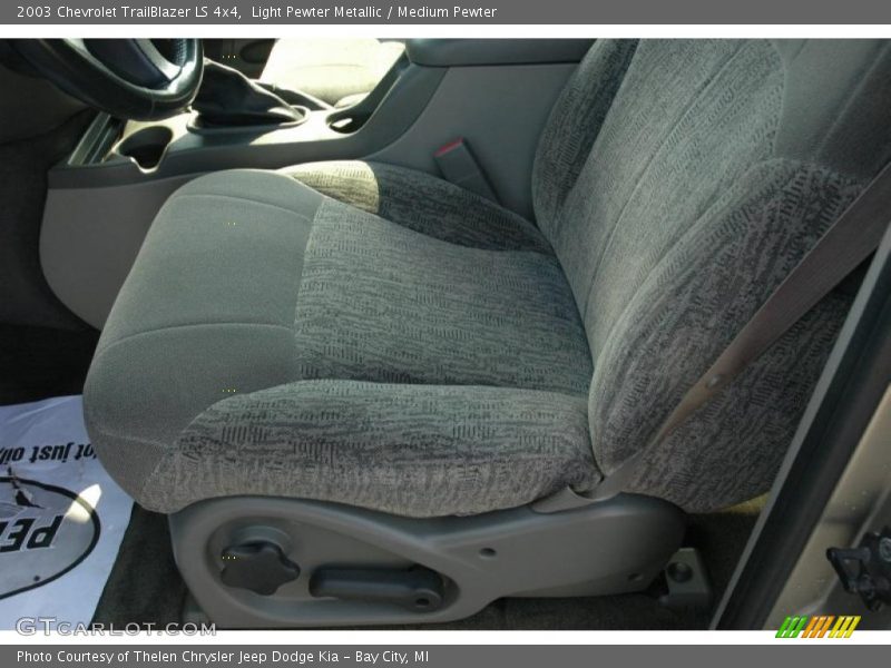 Light Pewter Metallic / Medium Pewter 2003 Chevrolet TrailBlazer LS 4x4