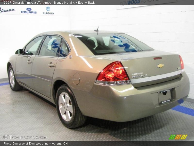 Amber Bronze Metallic / Ebony Black 2007 Chevrolet Impala LT