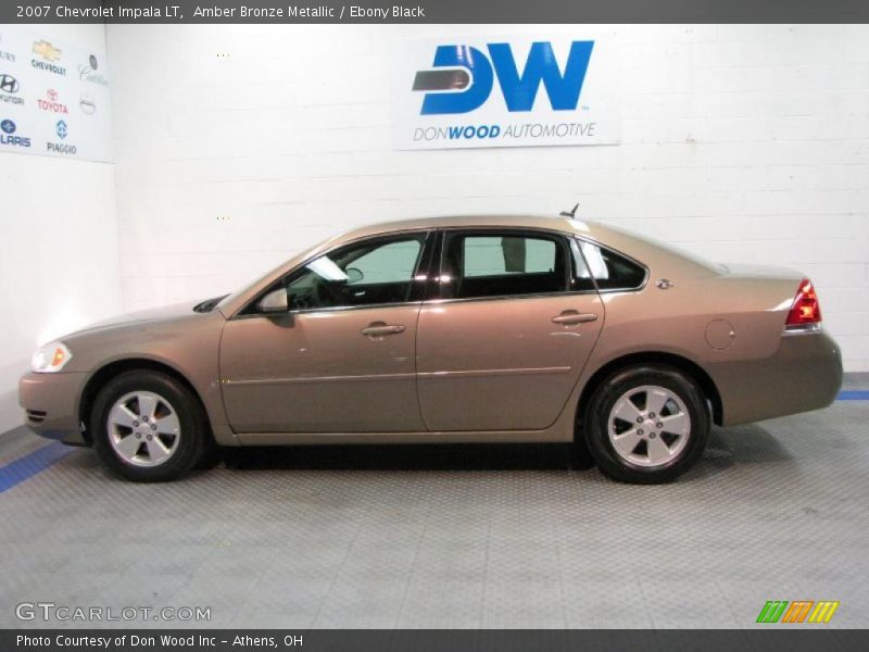 Amber Bronze Metallic / Ebony Black 2007 Chevrolet Impala LT