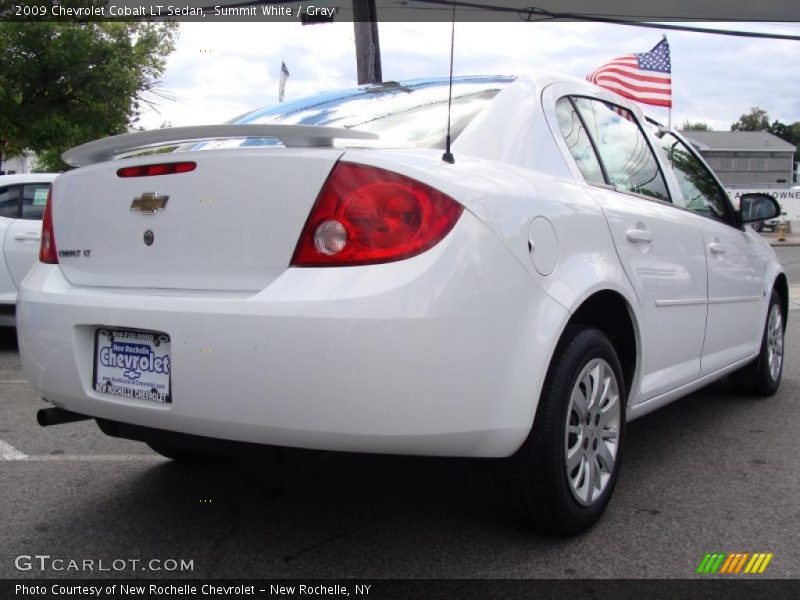 Summit White / Gray 2009 Chevrolet Cobalt LT Sedan