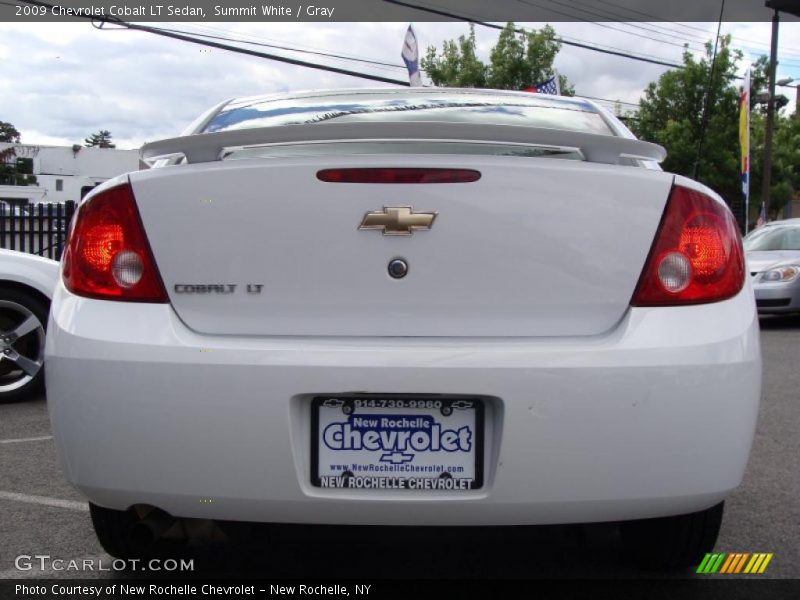 Summit White / Gray 2009 Chevrolet Cobalt LT Sedan