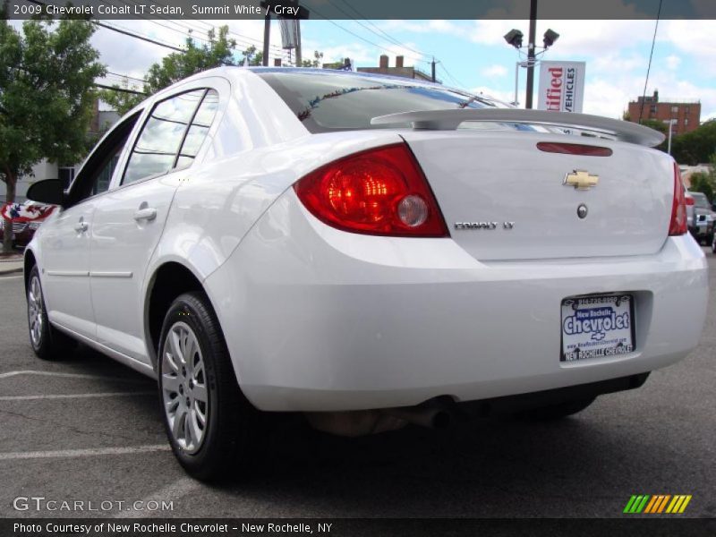 Summit White / Gray 2009 Chevrolet Cobalt LT Sedan