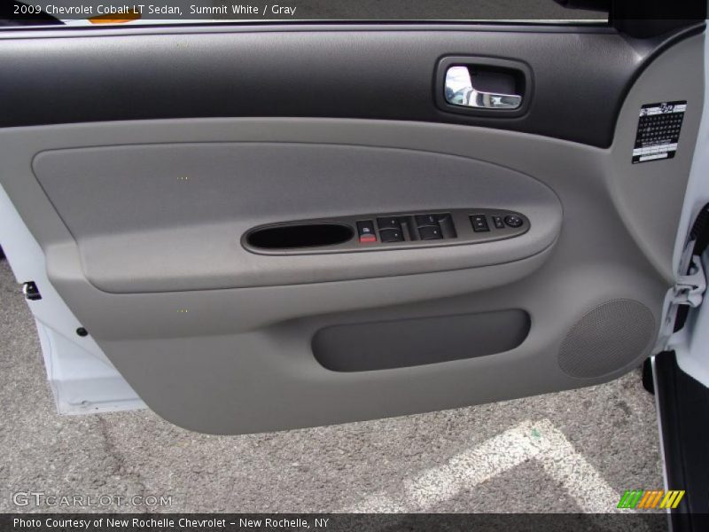 Summit White / Gray 2009 Chevrolet Cobalt LT Sedan