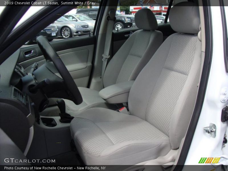 Summit White / Gray 2009 Chevrolet Cobalt LT Sedan