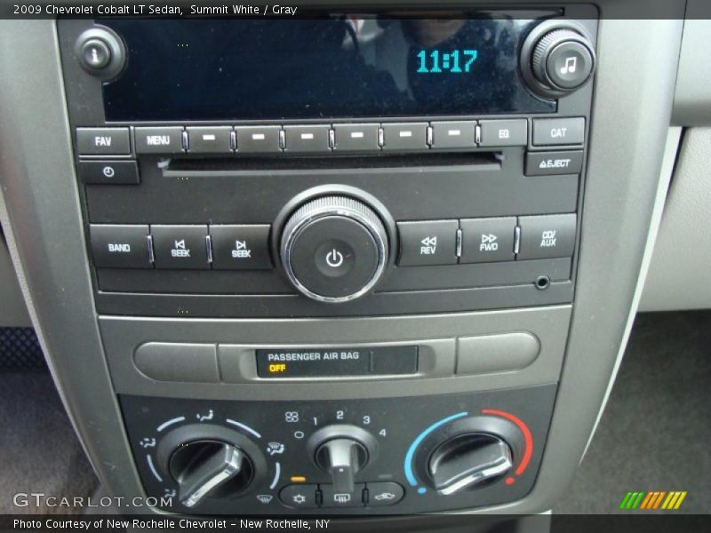 Summit White / Gray 2009 Chevrolet Cobalt LT Sedan