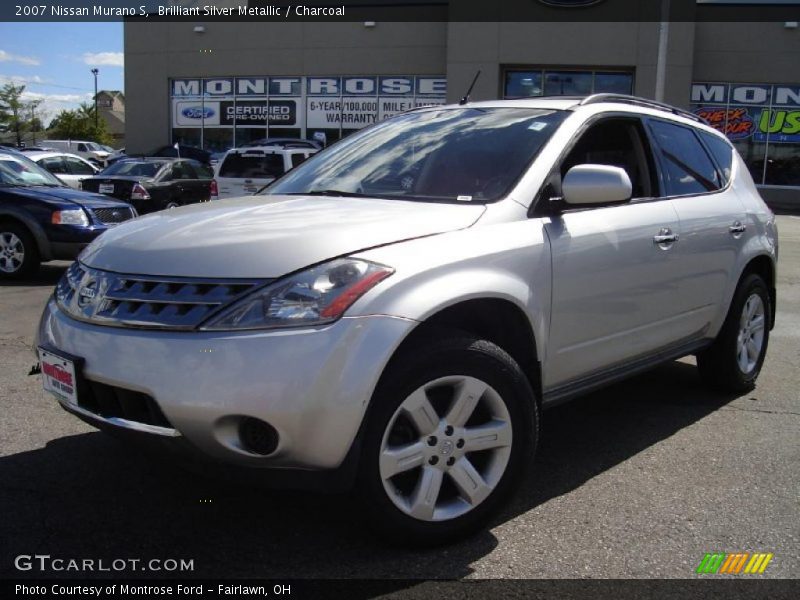 Brilliant Silver Metallic / Charcoal 2007 Nissan Murano S