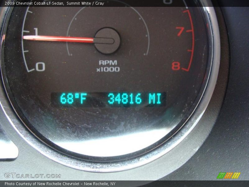 Summit White / Gray 2009 Chevrolet Cobalt LT Sedan