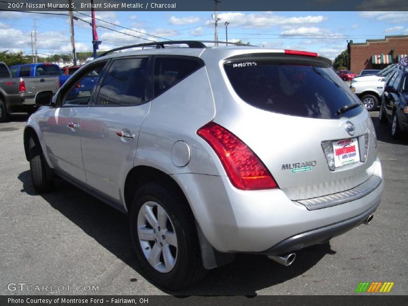 Brilliant Silver Metallic / Charcoal 2007 Nissan Murano S