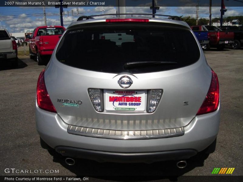 Brilliant Silver Metallic / Charcoal 2007 Nissan Murano S