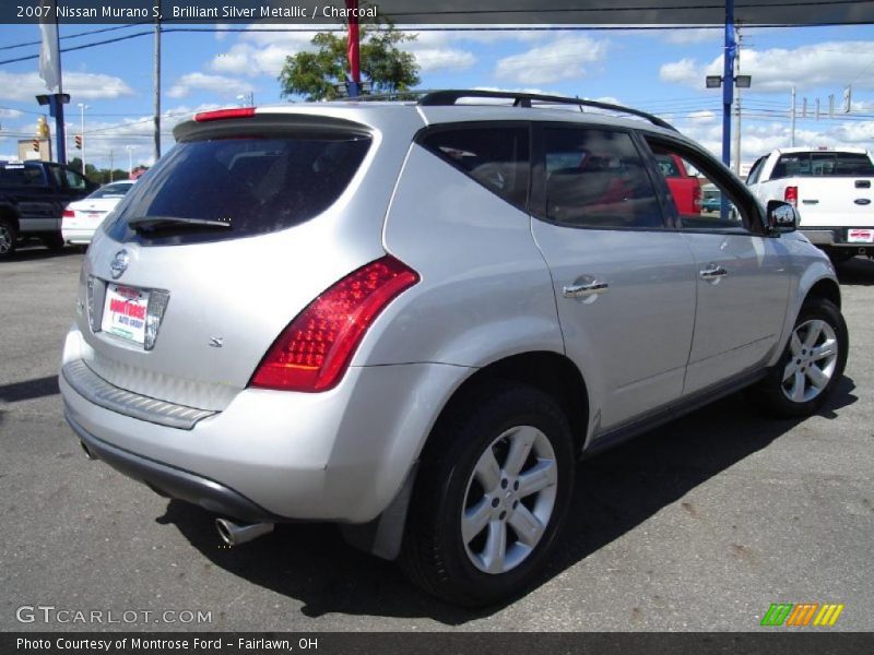 Brilliant Silver Metallic / Charcoal 2007 Nissan Murano S