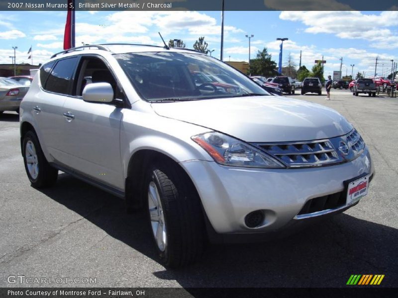 Brilliant Silver Metallic / Charcoal 2007 Nissan Murano S