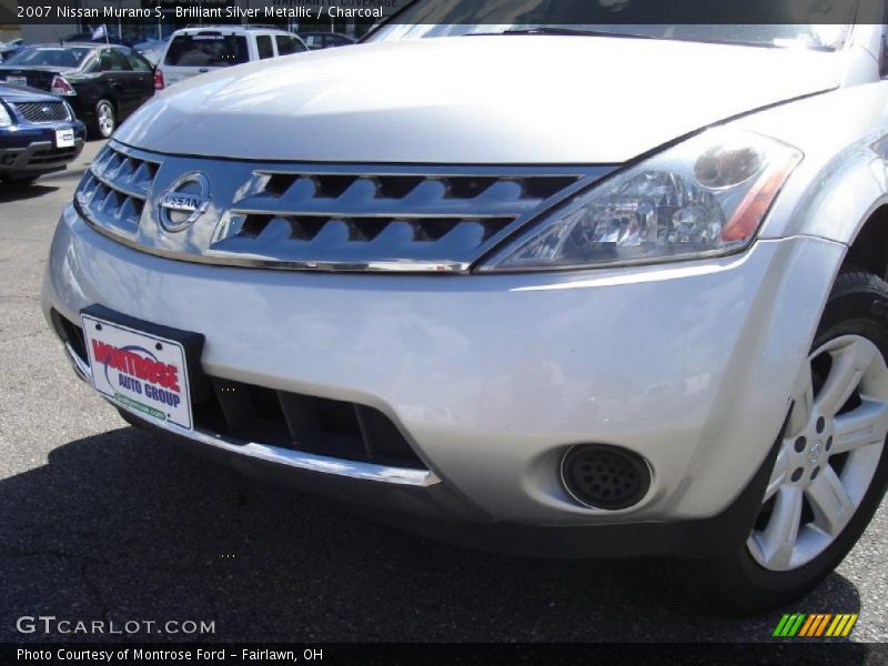 Brilliant Silver Metallic / Charcoal 2007 Nissan Murano S