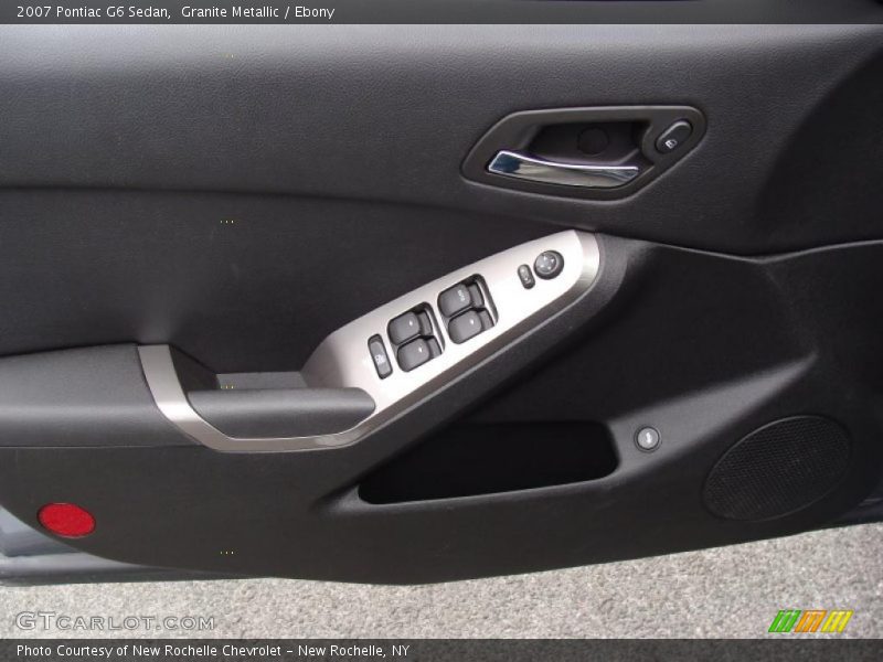 Granite Metallic / Ebony 2007 Pontiac G6 Sedan