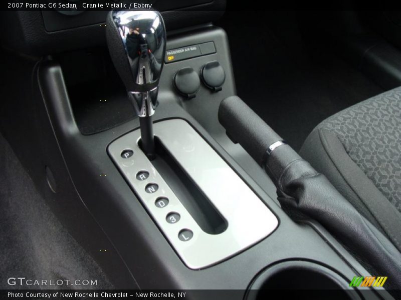 Granite Metallic / Ebony 2007 Pontiac G6 Sedan