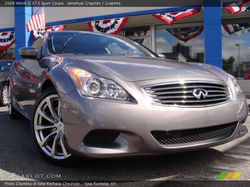 Amethyst Graphite / Graphite 2009 Infiniti G 37 S Sport Coupe