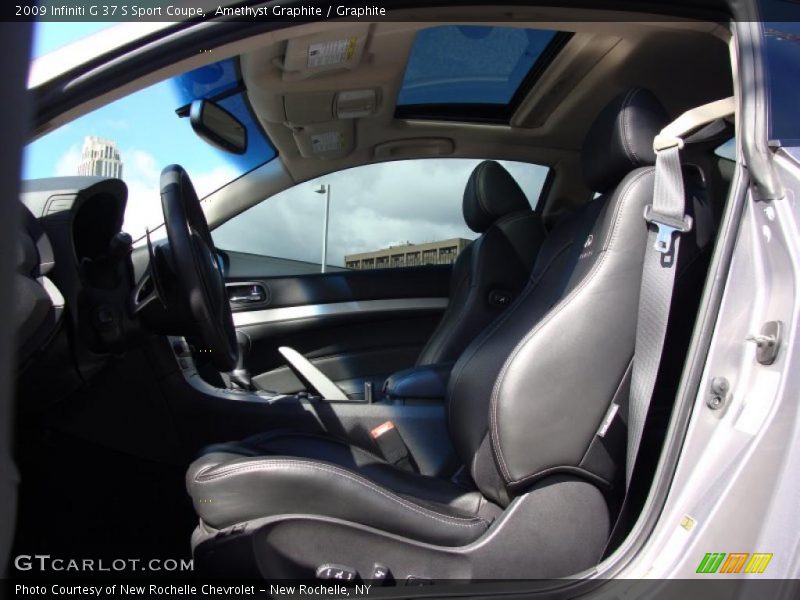 Sunroof of 2009 G 37 S Sport Coupe