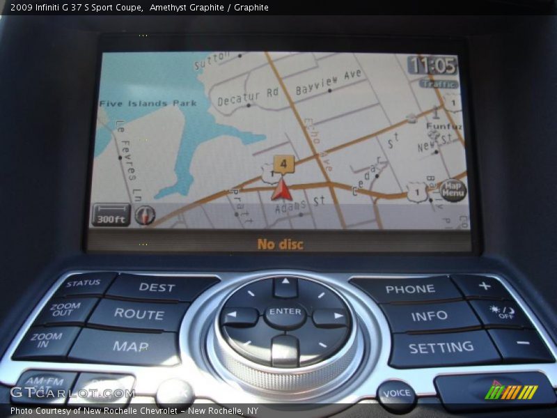 Navigation of 2009 G 37 S Sport Coupe