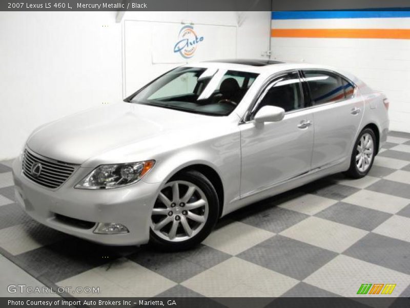 Mercury Metallic / Black 2007 Lexus LS 460 L