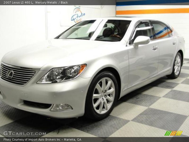 Mercury Metallic / Black 2007 Lexus LS 460 L