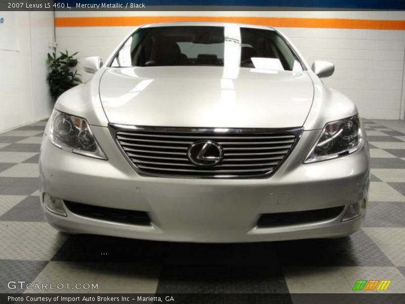 Mercury Metallic / Black 2007 Lexus LS 460 L