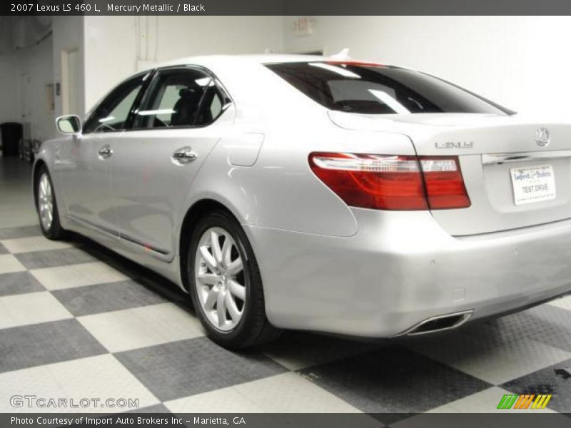 Mercury Metallic / Black 2007 Lexus LS 460 L