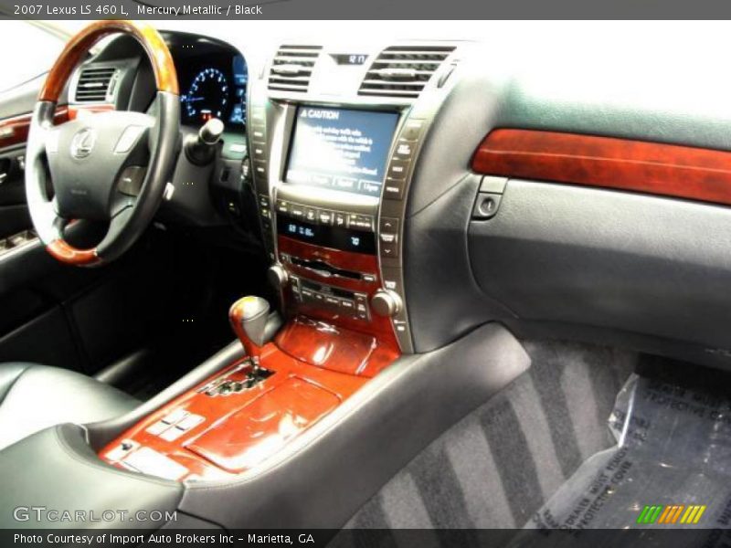 Mercury Metallic / Black 2007 Lexus LS 460 L