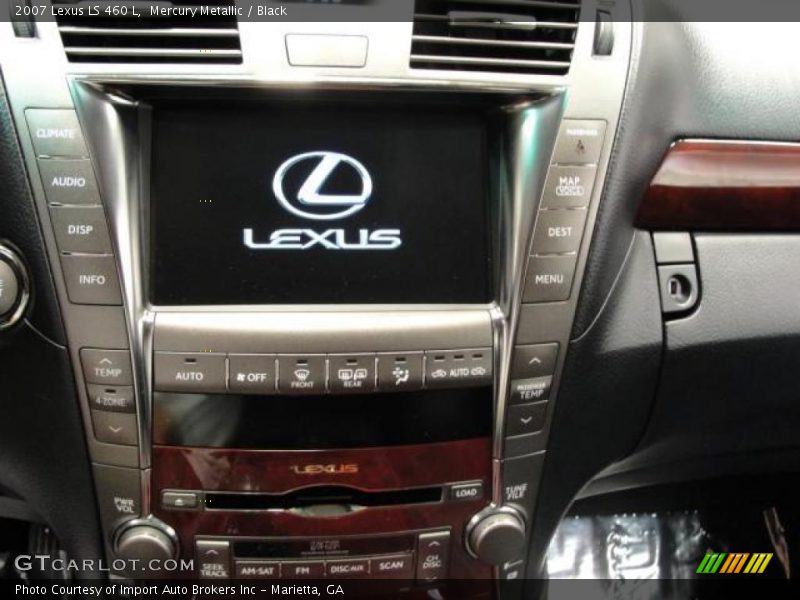 Mercury Metallic / Black 2007 Lexus LS 460 L