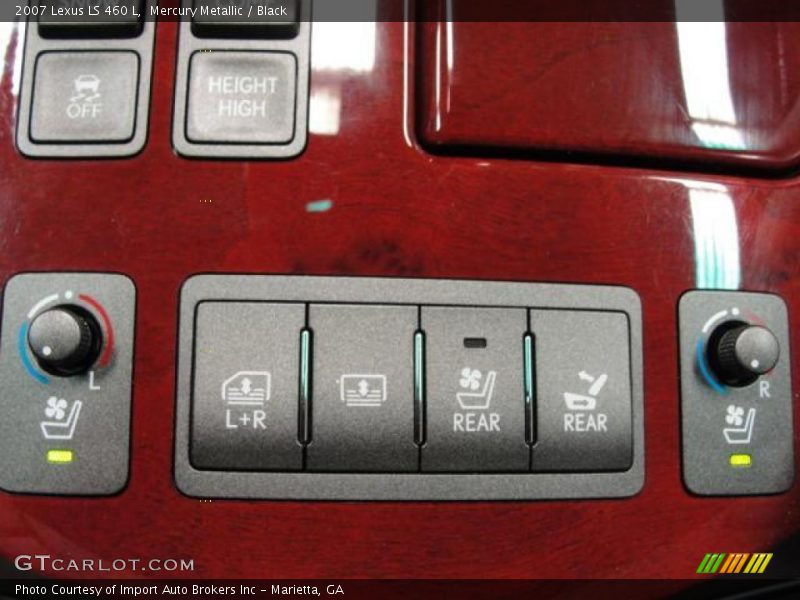 Mercury Metallic / Black 2007 Lexus LS 460 L