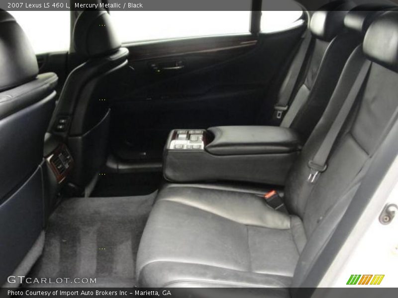 Mercury Metallic / Black 2007 Lexus LS 460 L